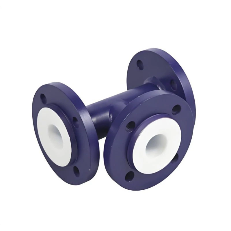 PTFE Lined Acid Resistant Tee Fitting