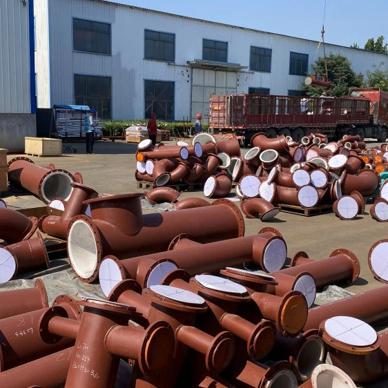 PTFE Lined Industrial Process Pipe Elbow